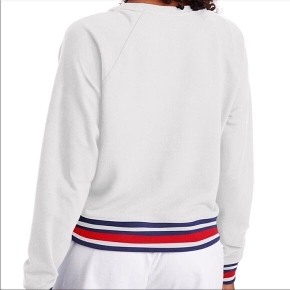 CHAMPION Campus French Terry Crew Crop Sweatshirt-S - Picture 2 of 9